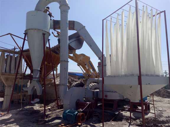 山西太谷石灰石雷蒙磨粉机生产线