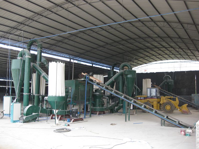 方解石磨粉生产线工艺流程及价格