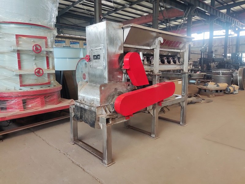 纯不锈钢打造粉土机试机现场