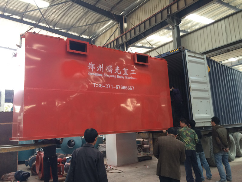 脉冲除尘器发货现场